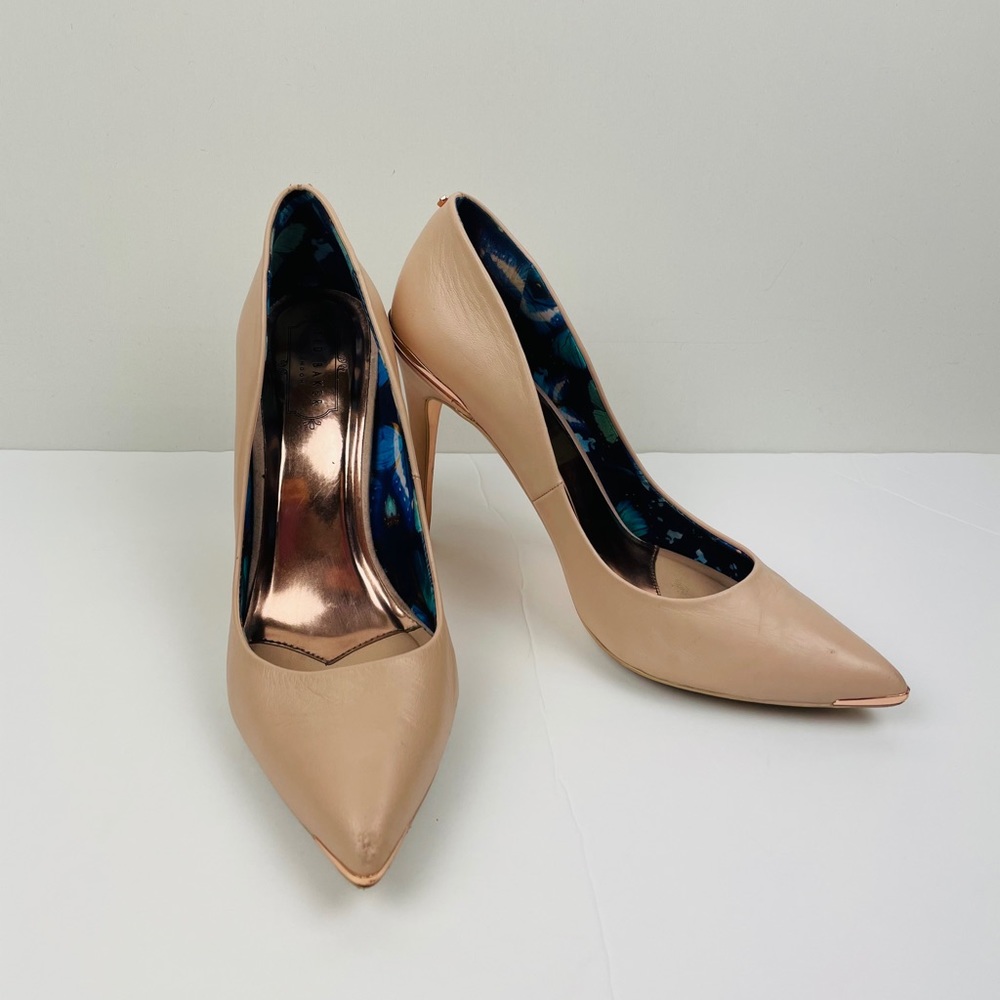 Ted Baker Izibeli Pump in Pink Nude Size 40.5